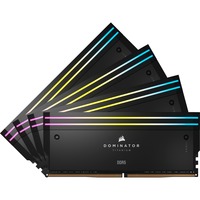 Corsair DIMM 64 GB DDR5-6000 (4x 16 GB) Quad-Kit, Arbeitsspeicher schwarz, CMP64GX5M4B6000C36, Dominator Titanium, INTEL XMP