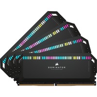 Corsair DIMM 64 GB DDR5-6200 (4x 16 GB) Quad-Kit, Arbeitsspeicher schwarz, CMT64GX5M4B6200C32, Dominator Platinum RGB, INTEL XMP