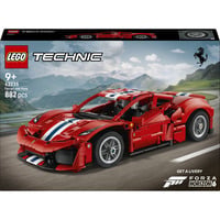 LEGO 42235 Technic Ferrari 488 PISTA Auto, Konstruktionsspielzeug 