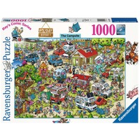 Ravensburger Puzzle Ray's Comic Series: Holiday Resort 1 - The Campsite 1000 Teile