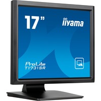 iiyama ProLite T1731SR-B1S, LED-Monitor 43 cm (17 Zoll), schwarz (matt), WXGA, TN, Touchscreen