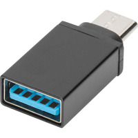 Digitus USB Type-C Adapter, Type-C - A schwarz