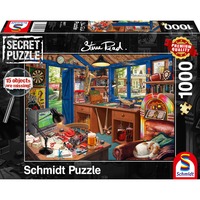 Schmidt Spiele Steve Read: Secret Puzzle - Vaters Werkstatt 1000 Teile