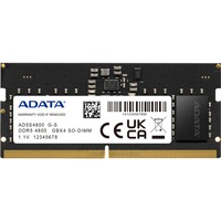 ADATA SO-DIMM 8 GB DDR5-4800  , Arbeitsspeicher schwarz, AD5S48008G-S, Premier