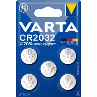 VARTA Lithium Coin Knopfzelle CR2032, 3Volt, Batterie 5 Stück
