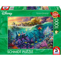 Schmidt Spiele Thomas Kinkade Studios: Disney - Ursula, Puzzle 1000 Teile