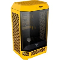 Thermaltake The Tower 300, Tower-Gehäuse dunkelgelb, Tempered Glass