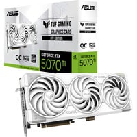 ASUS GeForce RTX 5070 Ti TUF BTF OC WHITE Edition, Grafikkarte DLSS 4, 3x DisplayPort, 2x HDMI 2.1