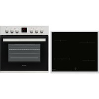 SHARP K-62D19IM0-EU, Herdset edelstahl/schwarz