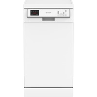 SHARP QW-HS12F47EW-DE, Spülmaschine weiß, 45 cm