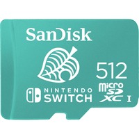 SanDisk Nintendo Switch 512 GB microSDXC, Speicherkarte mint, UHS-I U3, V30