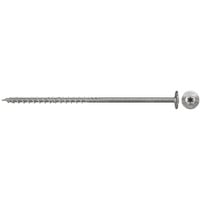 fischer Holzbauschraube PowerFast 6,0x140 Tellerkopf TX 100 Stück, mit Teilgewinde, Edelstahl A2