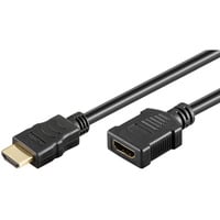 goobay High-Speed-HDMI-Verlängerungskabel mit Ethernet, 8K @ 60Hz 0,5 Meter, HDMI Stecker > HDMI Buchse