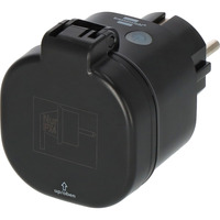 Brennenstuhl Connect WiFi Steckdose WA 3600 XS03 Outdoor schwarz, Sprachsteuerung, Zeitschaltuhr, App