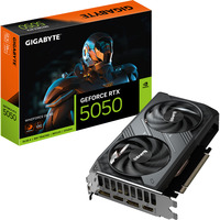 GIGABYTE GeForce RTX 5050 WINDFORCE OC 8G, Grafikkarte DLSS 4, 2x DisplayPort, 2x HDMI 2.1