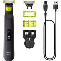 Philips OneBlade Pro 360 Face + Body, Bartschneider dunkelgrau/hellgrün
