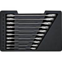 Bosch Professional Ringmaul-Ratschenschlüssel-Set, 10-teilig, Schraubenschlüssel 
