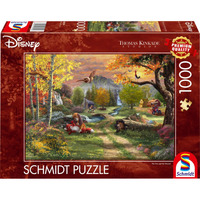 Schmidt Spiele Thomas Kinkade Studios: Disney -  The Fox and the Hound, Puzzle 1000 Teile