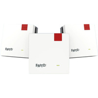 FRITZ! Set 1700 3er-Pack, Repeater weiß/grau, Wi-Fi 7 mit bis zu 3,6 GBit/s