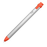 Logitech Crayon, Eingabestift silber/orange, für alle ab 2018 veröffentlichten iPads