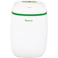 Meaco 12L Niedrigenergie-Luftentfeuchter und Luftreiniger weiß/grün, 165 Watt, für Räume bis zu 36m²