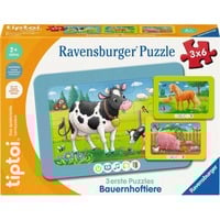 Ravensburger RAV tiptoi® 3 erste Puzzles: Bauernhoftiere 