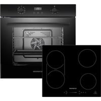 Respekta ASET7006600I, Backofen-Set schwarz