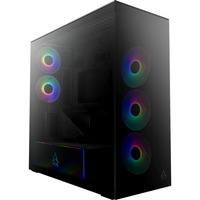 ARCTIC Xtender VG , Tower-Gehäuse schwarz (matt), Tempered Glass x 2 (getönt)