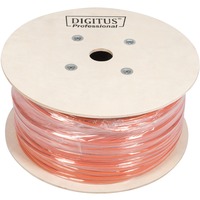 Digitus Professional Cat7 S/FTP Verlegekabel simplex, Dca orange, 500 Meter Trommel
