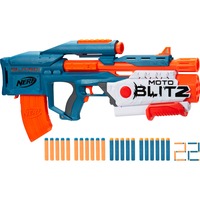 Hasbro Nerf Elite 2.0 Motoblitz CS-10, Nerf Gun blaugrau/orange
