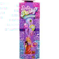 Mattel Barbie Party Unboxed Barbie Glam Party Serie - rote Puppe 