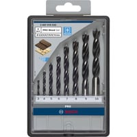 Bosch PRO Wood Holz-Spiralbohrer-Satz, 8-teilig 