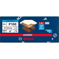 Bosch Professional Expert M480 Netzstruktur-Schleifblatt Ø 125mm, K100 50 Stück, für Exzenterschleifer