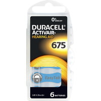 Duracell Hörgerätebatterie Hearing Aid 675 6 Stück, Größe 675