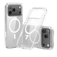 Nevox StyleShell SHOCKFlex, Handyhülle transparent, iPhone 17 Pro Max, kompatibel mit MagSafe