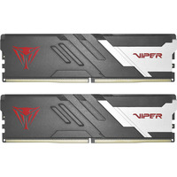 Patriot DIMM 48 GB DDR5-6000 (2x 24 GB) Dual-Kit, Arbeitsspeicher schwarz, PVVR548G600C30K, Viper Venom RGB, INTEL XMP, AMD EXPO