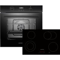 Respekta ASET7007700, Backofen-Set schwarz