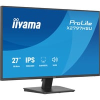iiyama ProLite X2797HSU-B1, LED-Monitor 68.6 cm (27 Zoll), schwarz (matt), FullHD, IPS, HDMI, DP, USB-Hub, Lautsprecher, 120Hz Panel