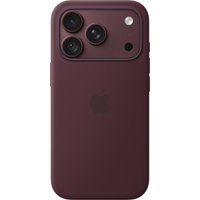 Apple Silikon Case mit MagSafe, Handyhülle burgunderrot, iPhone 18 Pro