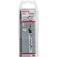 Bosch Professional Stichsägeblatt T 234 X Progressor for Wood, 117mm 25 Stück