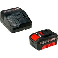 EINHELL Power-X-Change Starter-Kit A1, 18Volt 4Ah, Set schwarz/rot, Akku + Ladegerät
