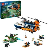 LEGO 60437 City Dschungelforscher-Hubschrauber, Konstruktionsspielzeug 
