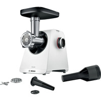Bosch Home Fleischwolf MultiPower MFWS420W weiß, 500 Watt, Wurstfüller-Aufsatz