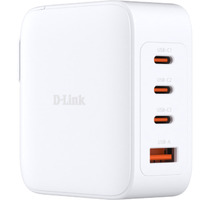 D-Link 100W GaN Ladegerät DCP-101/E, PD 3.0, QC 4.0 weiß, 1x USB-A, 3x USB-C