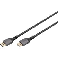 Digitus DisplayPort 1.4 Premium Anschlusskabel, UHD 8K schwarz/grau, 3 Meter