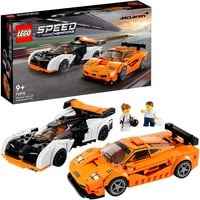 LEGO 76918 Speed Champions McLaren Solus GT & Mc Laren F1 LM  , Konstruktionsspielzeug 