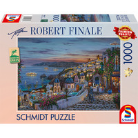 Schmidt Spiele Robert Finale: Santorini Sonnenuntergang, Puzzle 1000 Teile