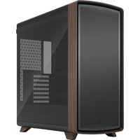 Fractal Design Summit Black TG Light Tint, Tower-Gehäuse schwarz/holz