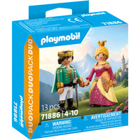 PLAYMOBIL 71886 DuoPack Prinz und Prinzessin, Konstruktionsspielzeug 