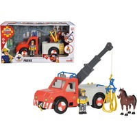 Simba Feuerwehrmann Sam Phoenix mit Figur und Pferd, Spielfahrzeug 